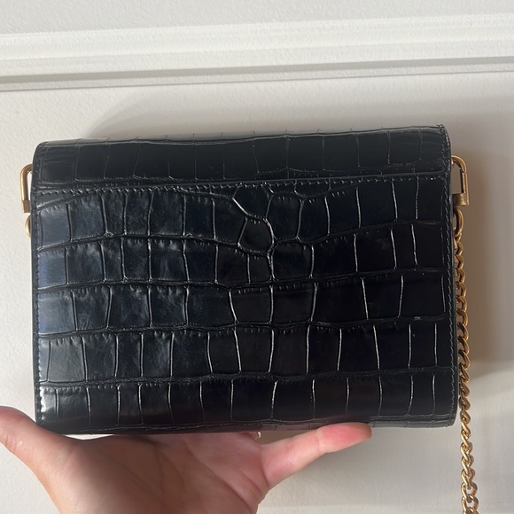 Tory Burch Crossbody bag / croc material leather / - Picture 2 of 5